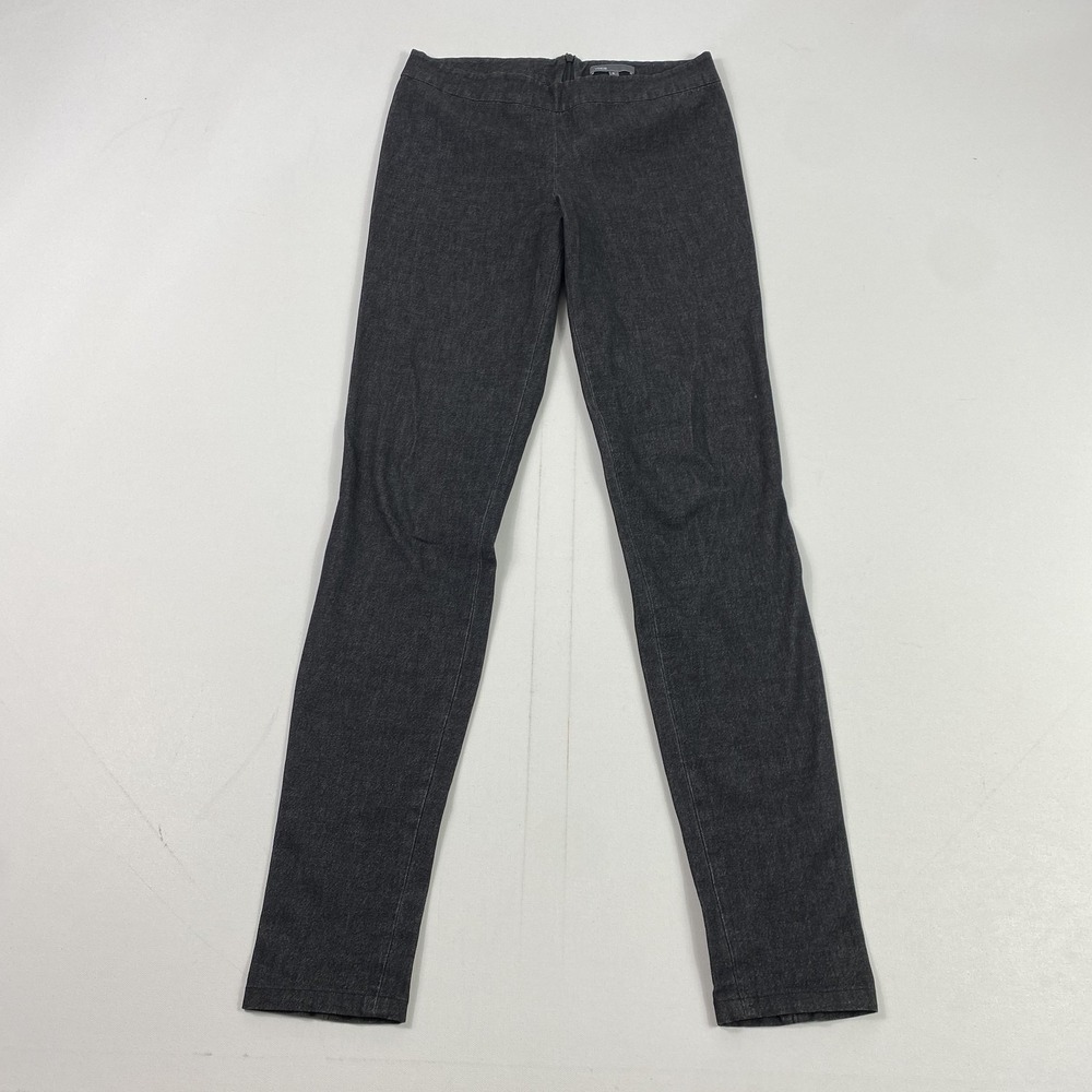 Vince Pants Womens Small Black Stretch Slim Skinny Leg Made in USA Pull On Style